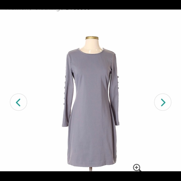 NWT Cynthia Rowley Gray Shift Dress - Picture 1 of 7